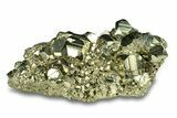 Gleaming Pyrite Crystal Cluster - Peru #291924-1